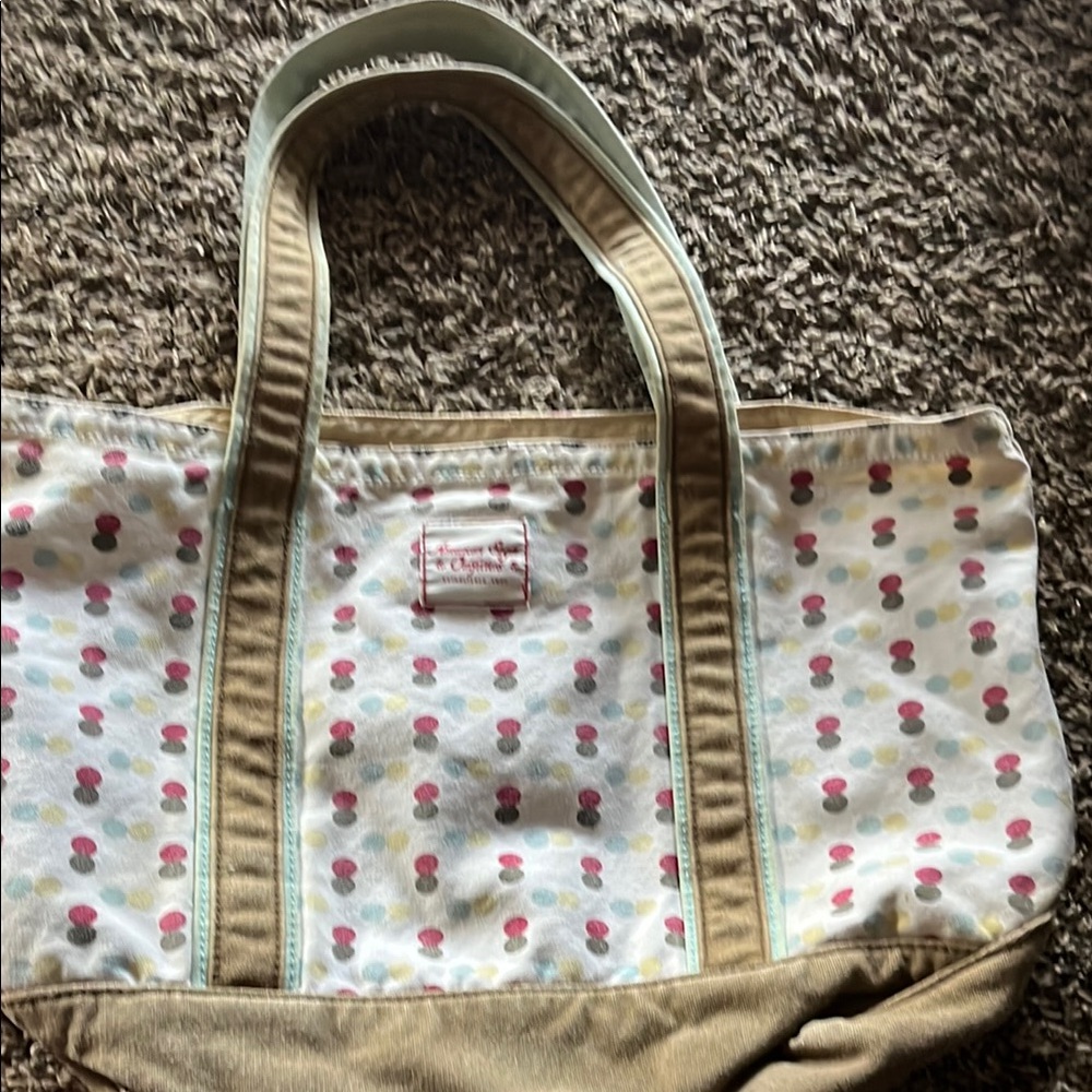 American Eagle Polka Dot Tote Bag